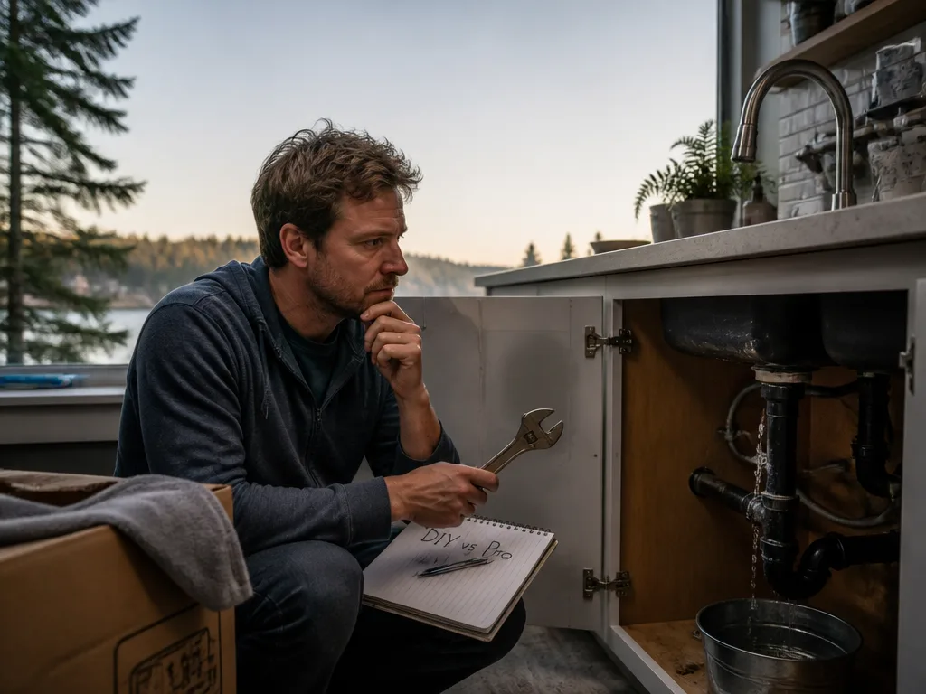 DIY vs When to Call a Pro for a Typical Plumbing Situation