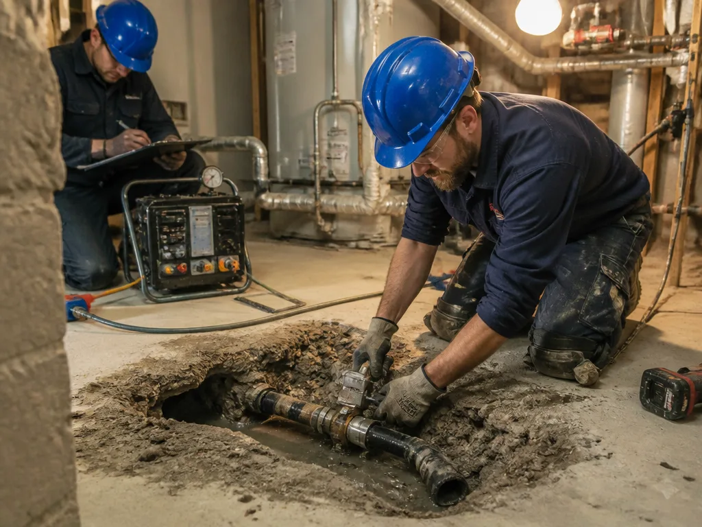 Slab Leak Repair